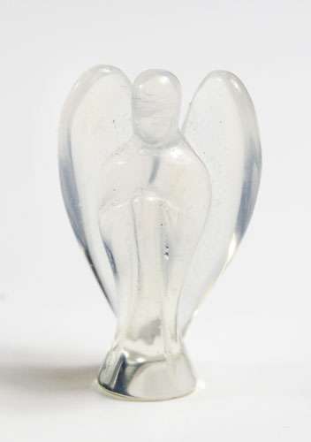 Engelchen aus Opalglas, ca. 3,5 cm